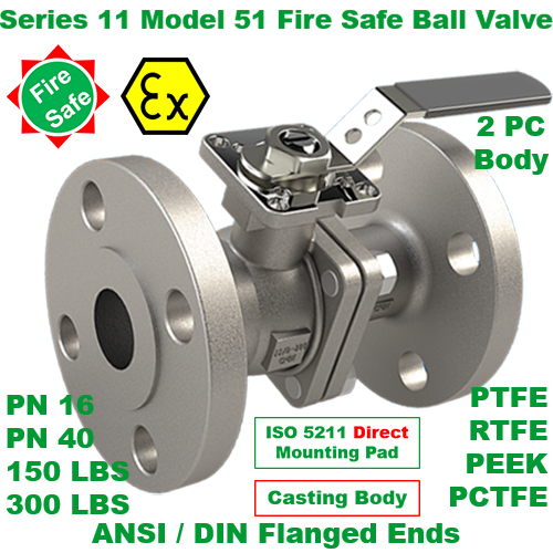 Series 11 Fire Safe Ball Valve